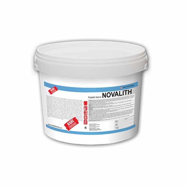 Fasádní silikátová prodyšná barva, bílá | NOVALITH