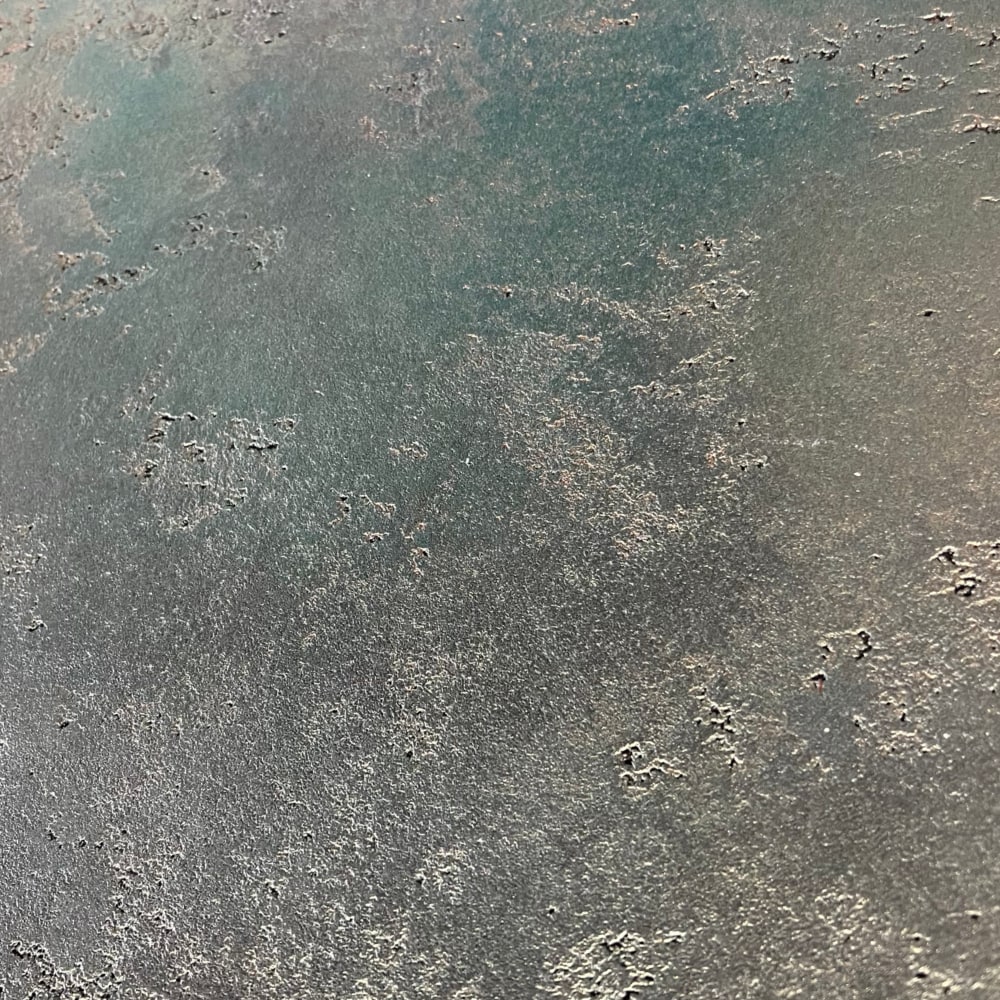 Betonová stěrka v odstínu ART beton 3.18 zlatá mořská tyrkysová