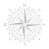 mandala kompas sablona