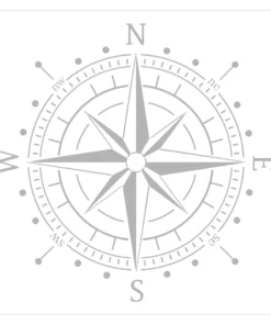 mandala kompas sablona
